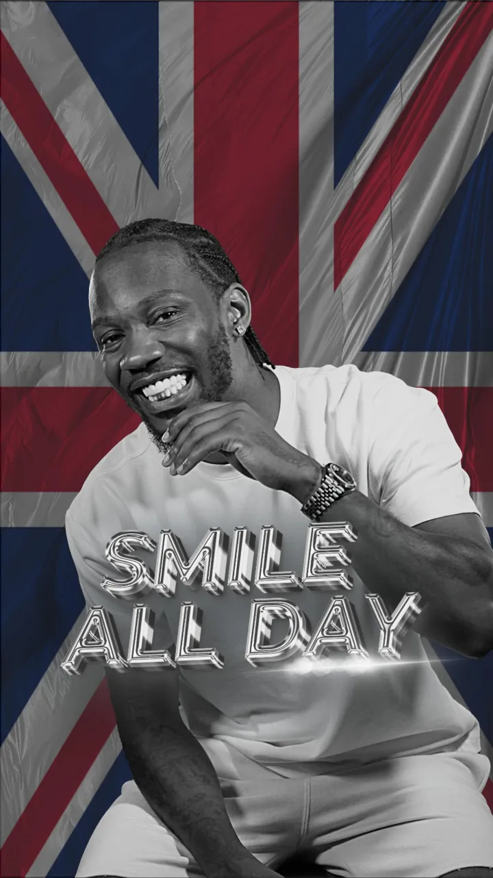 A smile changes the whole day — and I will smile all day long