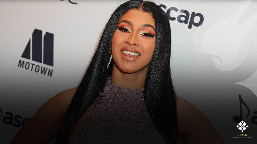 Cardi B smile transformation