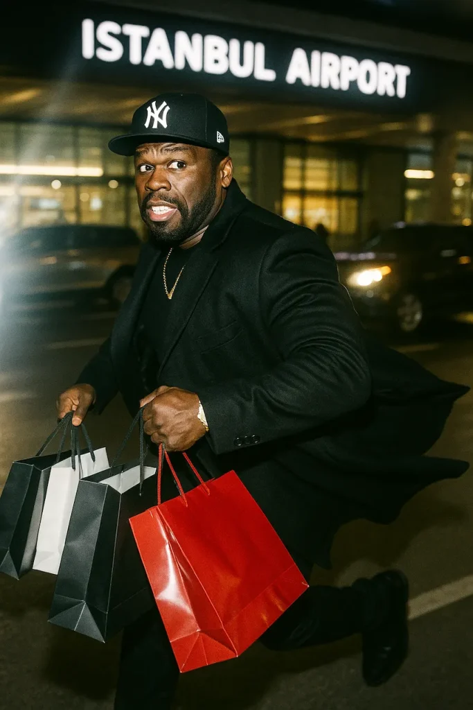 50 cent aéroport d'Istanbul