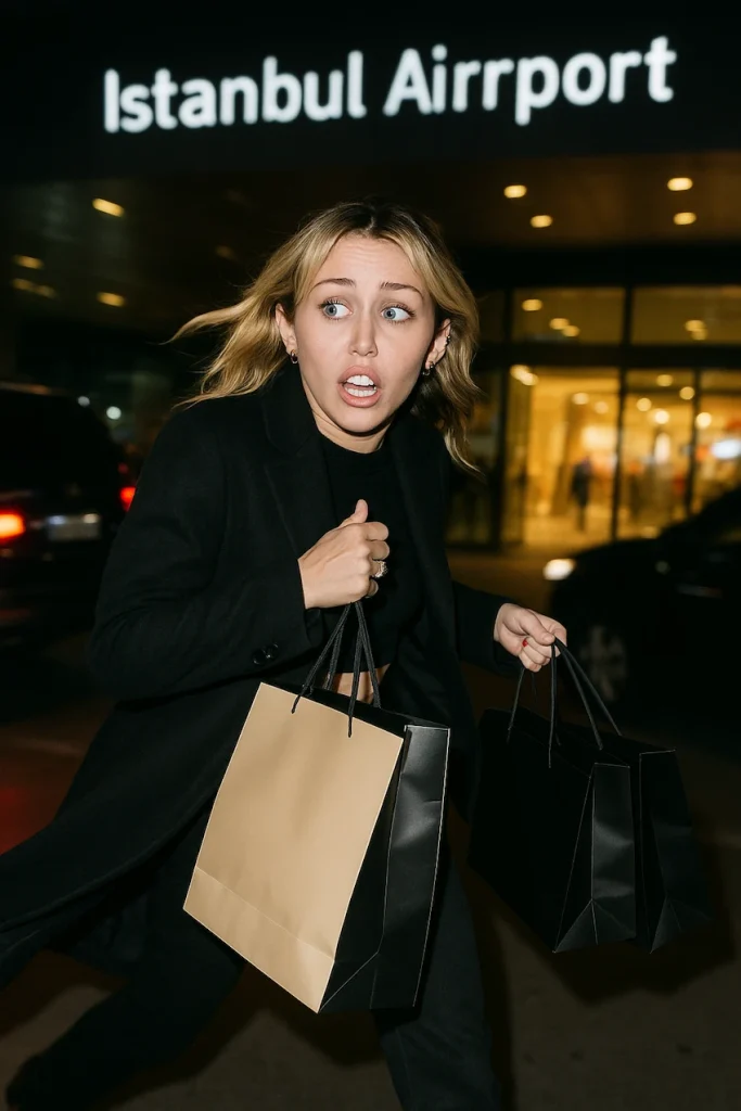 miley cyrus aeropuerto de estambul