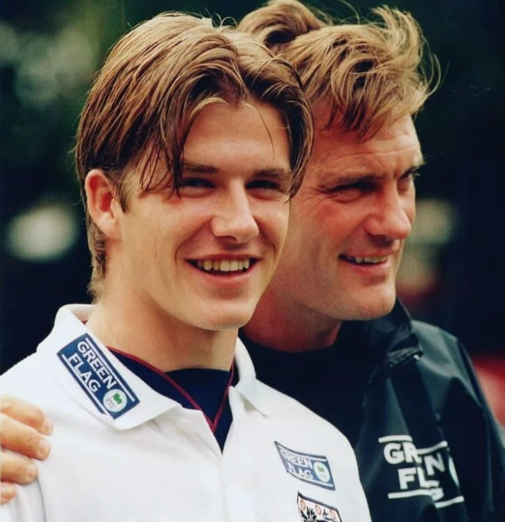 dents de david beckham en 1996