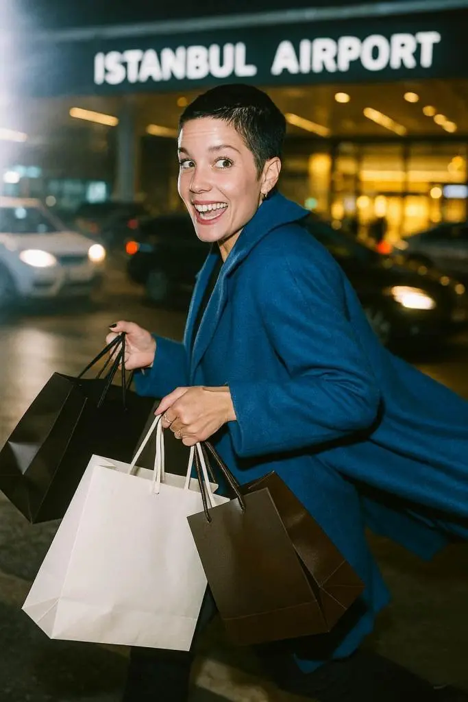 halsey in istanbul airport