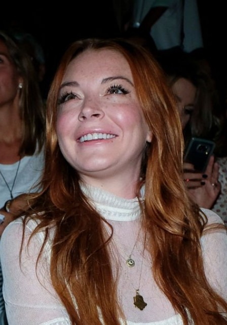 lindsay lohan teeth in 2018