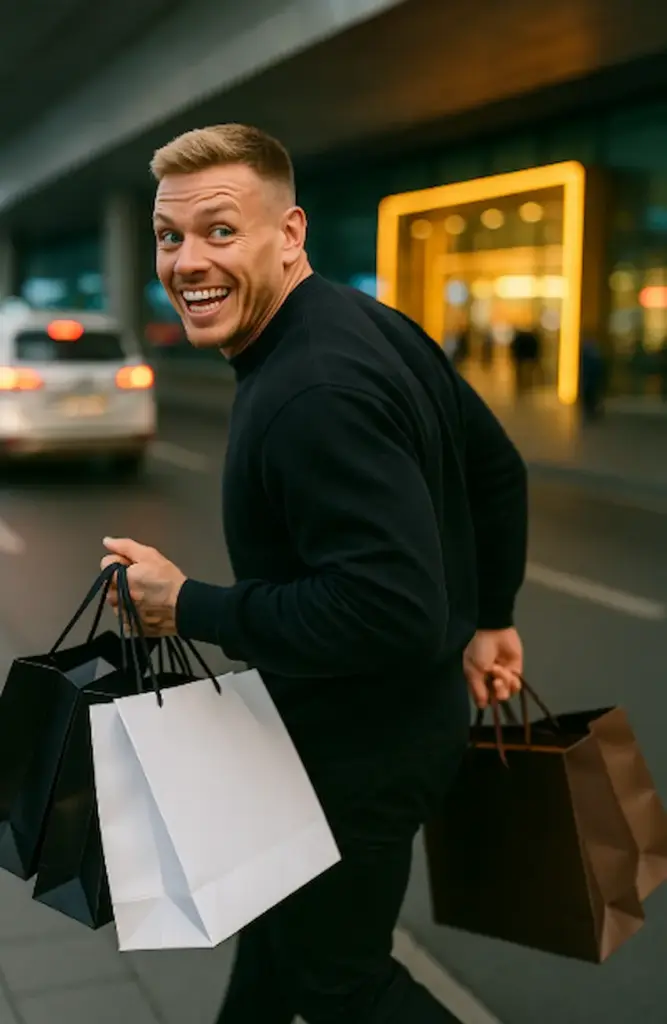 alex bowen at istanbul airport