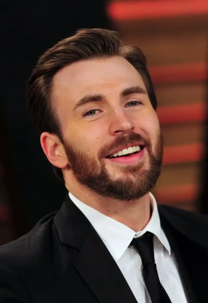 chris evans teeth 2020s