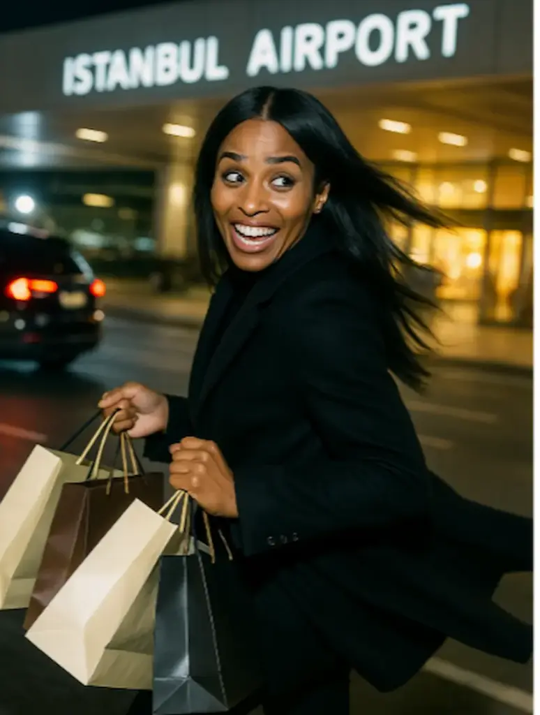 ciara at istanbul airport