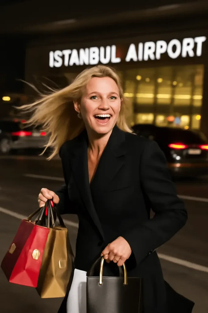 gwyneth paltrow à l'aéroport d'istanbul