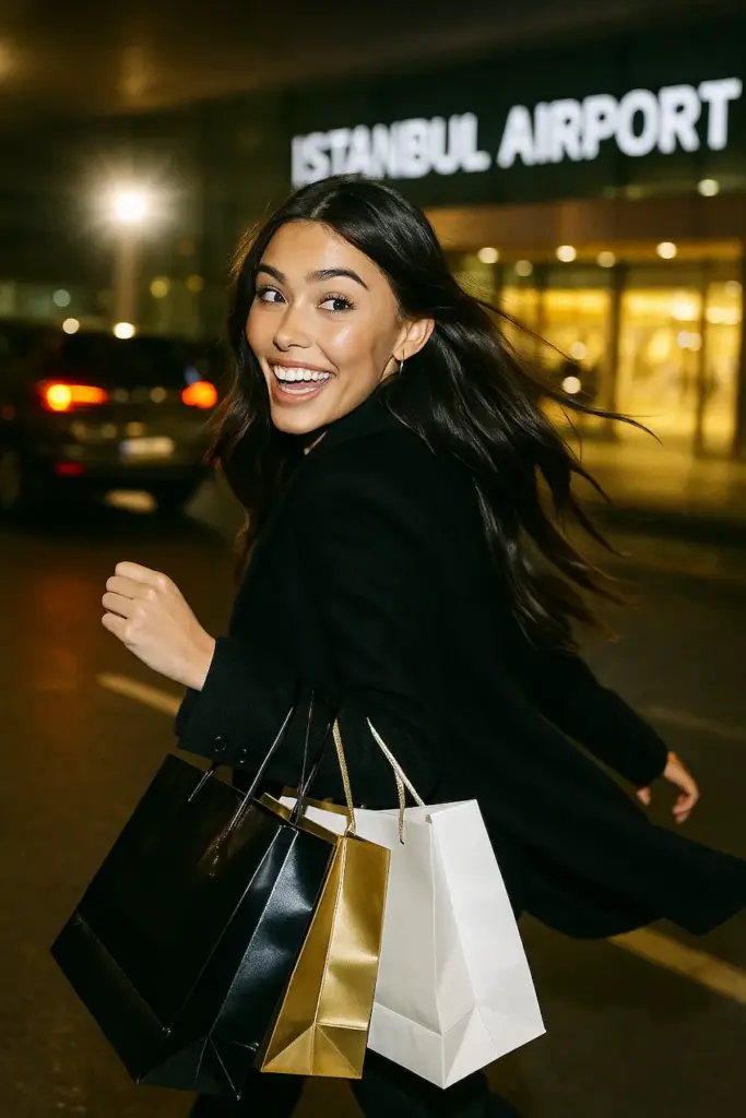 madison beer at istanbul airport