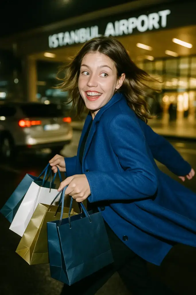 adèle exarchopoulos en el aeropuerto de estambul
