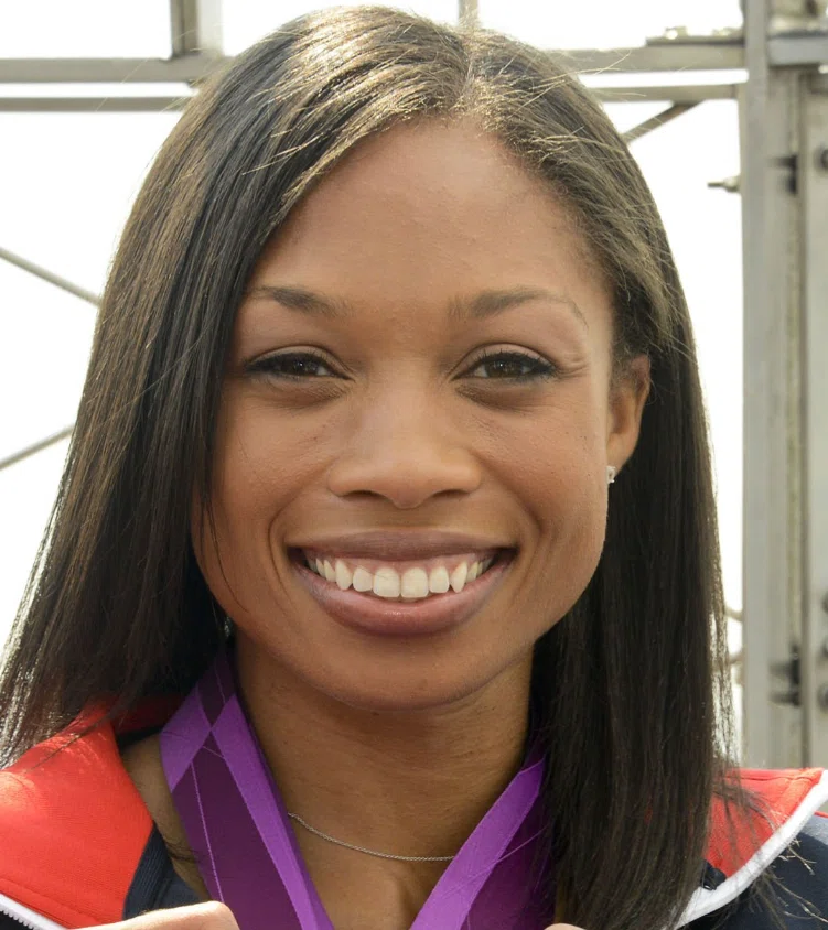 allyson felix dişleri 2012'de