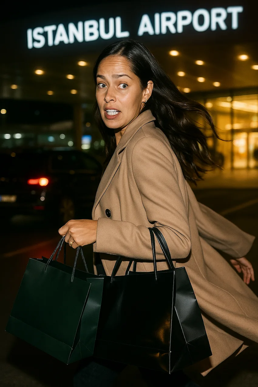 ana ivanovic în aeroportul istanbul