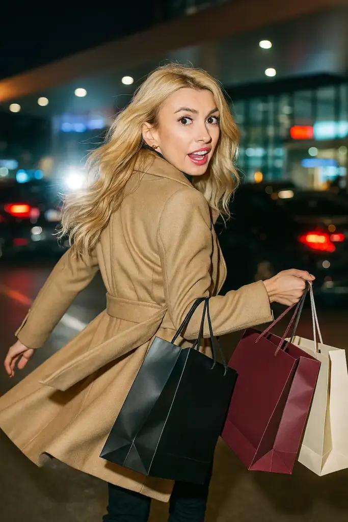 andreea balan en el aeropuerto de estambul