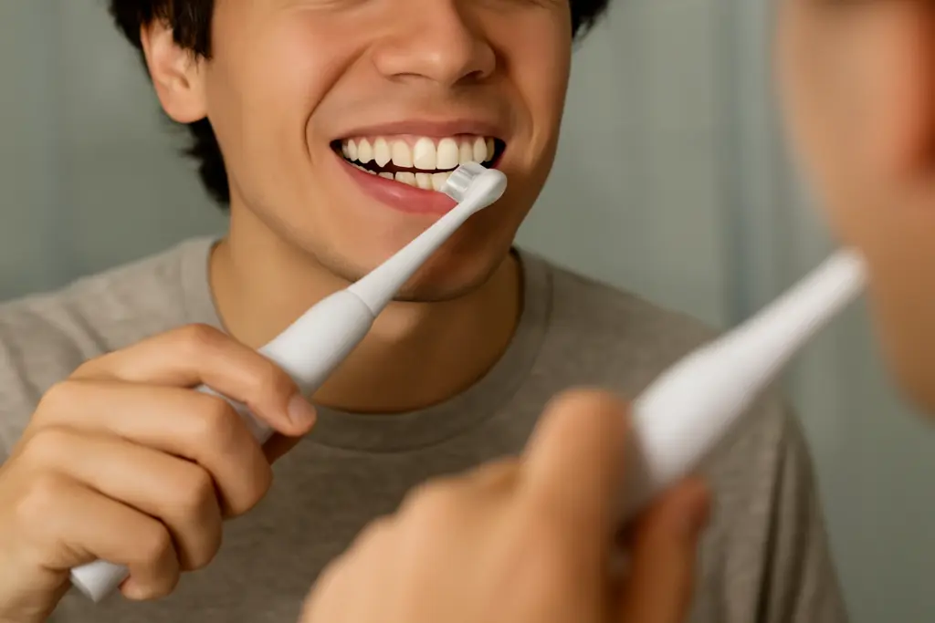 brushing and flossing correctly