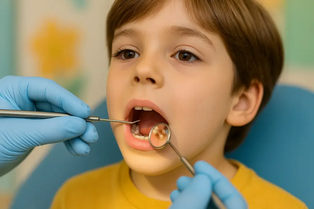 caries y decoloración de los dientes