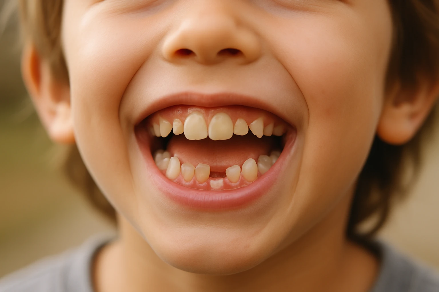 child natural tooth pattern development