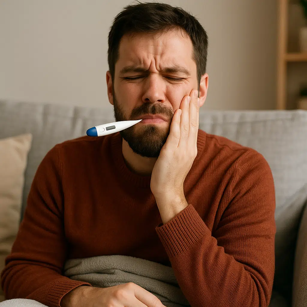 is it normal for teeth to hurt when you're sick