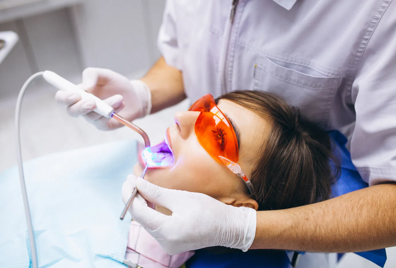 laser teeth whitening