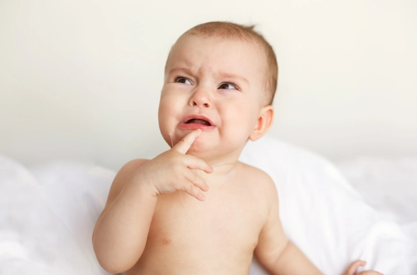 little baby crying