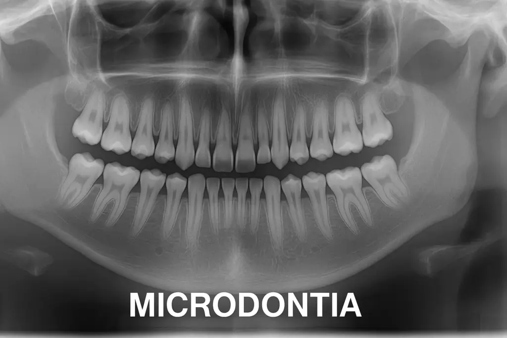 radiographie dentaire horizontale microdontie
