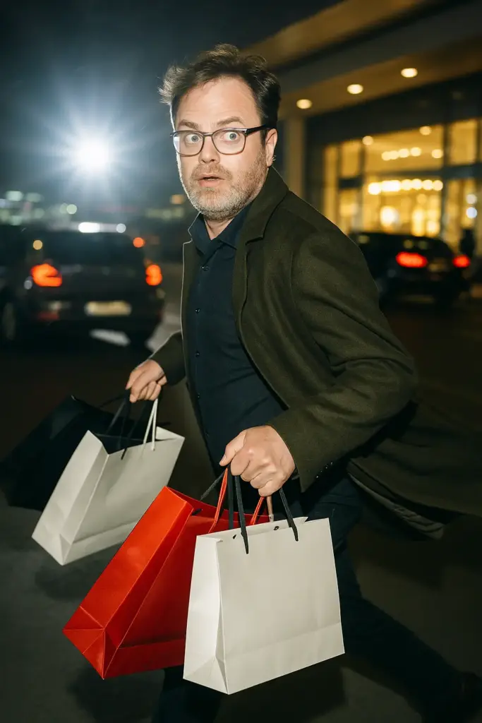 rainn wilson at istanbul airport