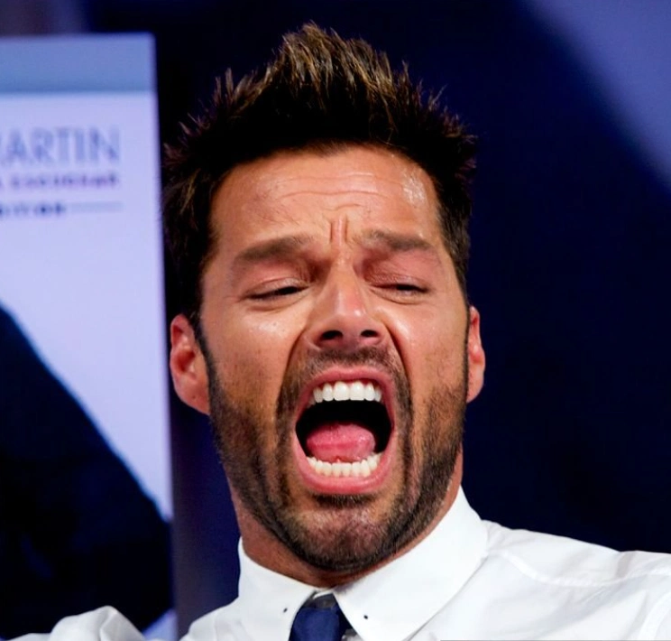 ricky martin zähne im jahr 2015