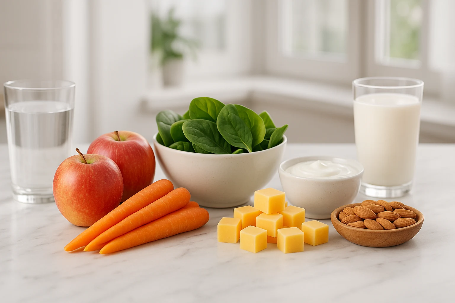 some foods for your health smile