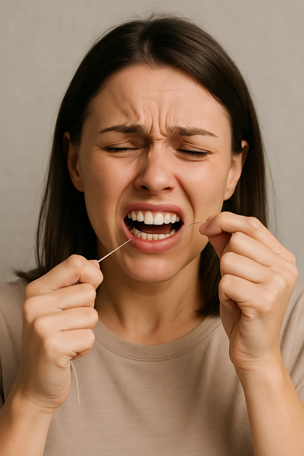 why do my teeth hurt after flossing