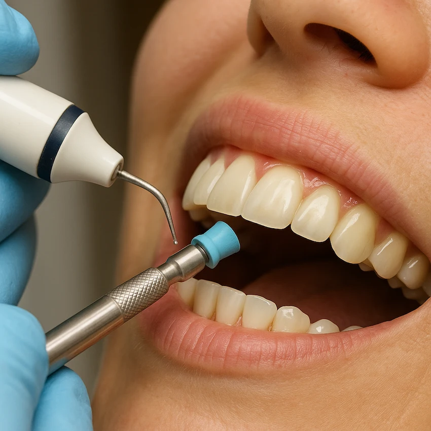 scaling and polishing of teeth