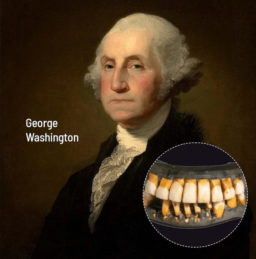 george washington have wooden teeth