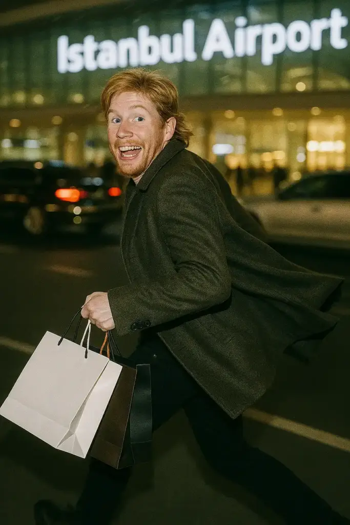 kevin de bruyne på Istanbul Lufthavn
