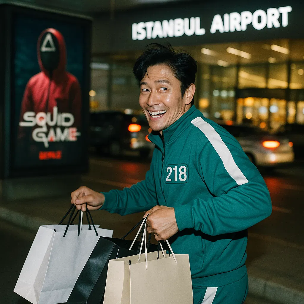 lee byung hun in istanbul airport