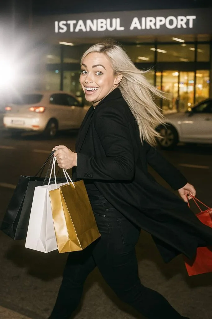 liv morgan in istanbul airport