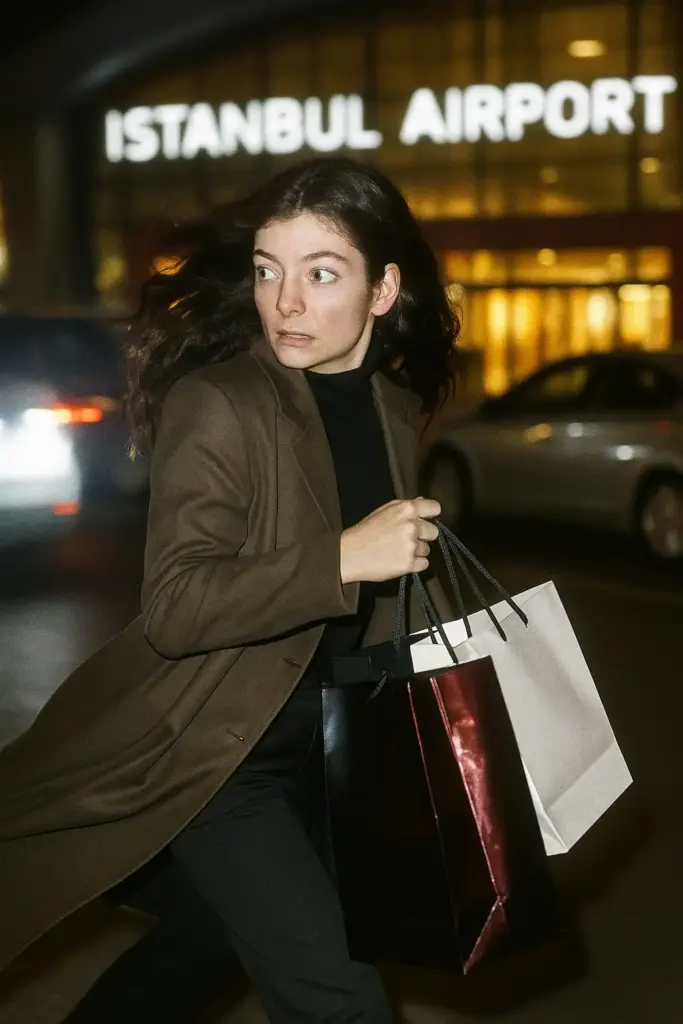 lorde at istanbul airport