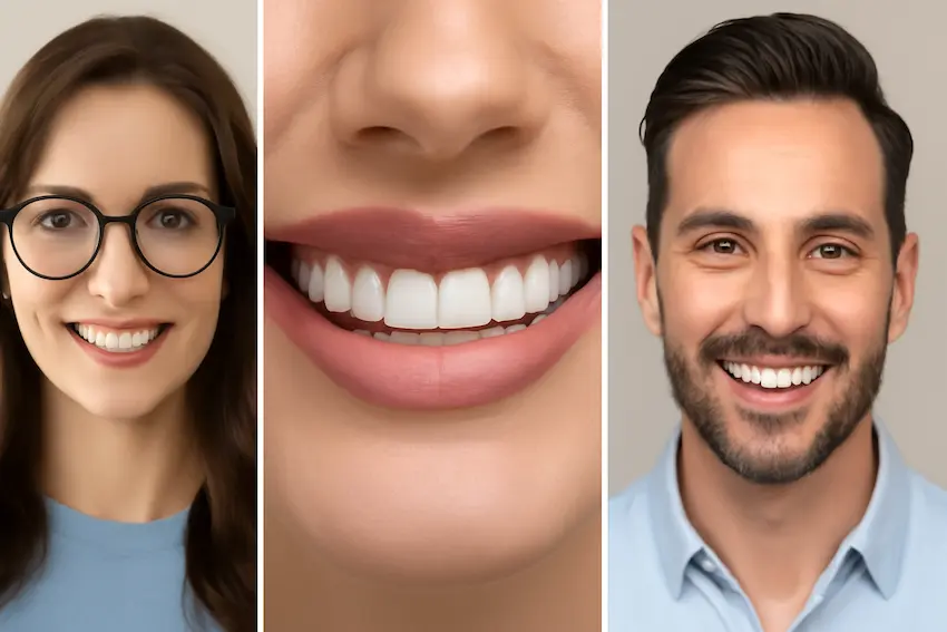 transformación de sonrisa