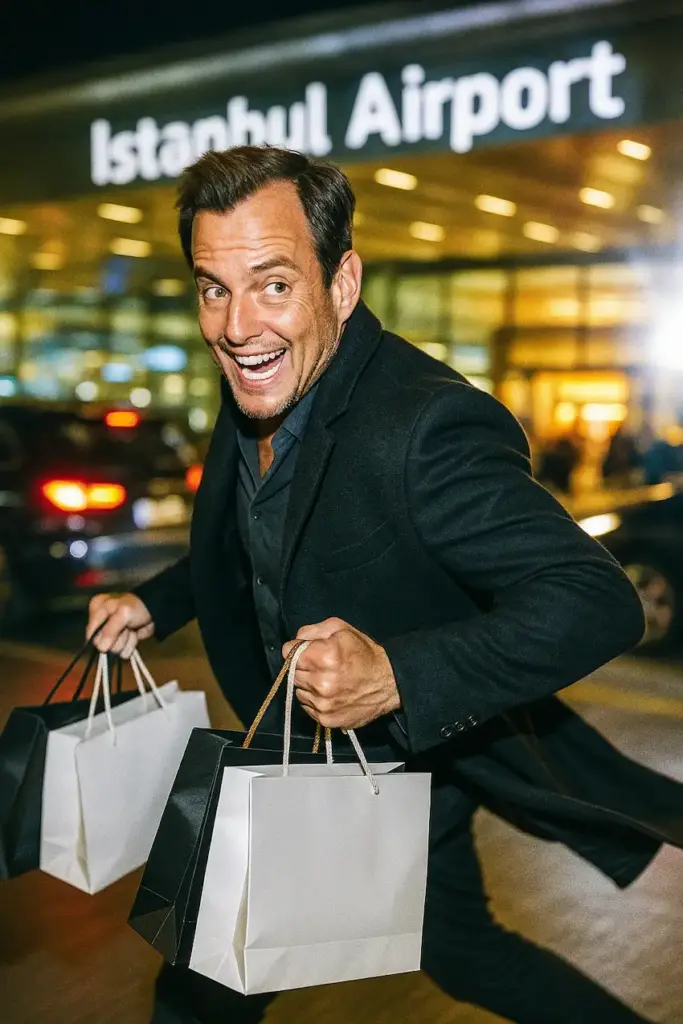 will arnett in istanbul airport