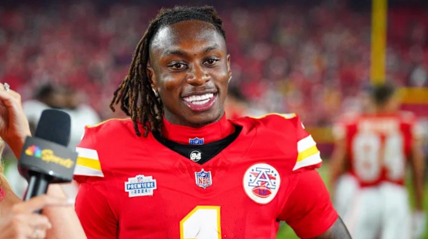 xavier worthy teeth before after