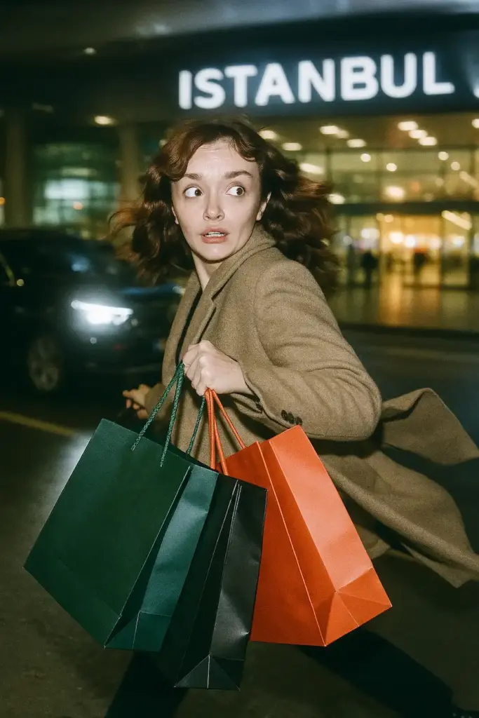 Olivia Cooke Istanbuli lennujaamas