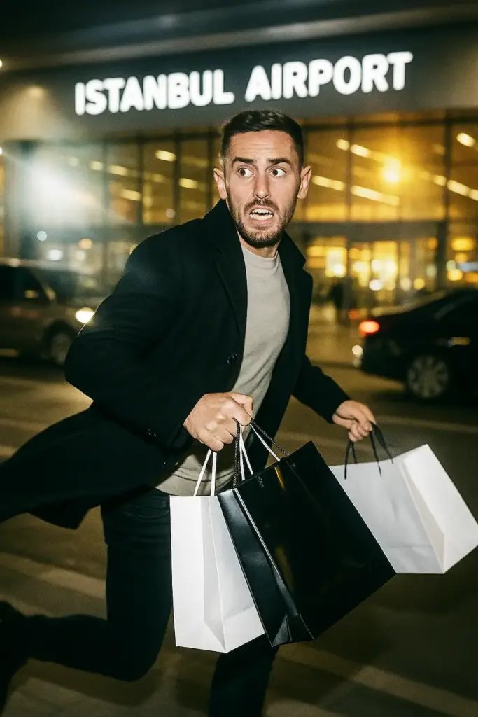 josh brownhill i Istanbul lufthavn