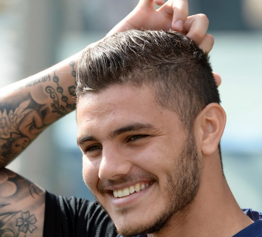 mauro icardi teeth 2013