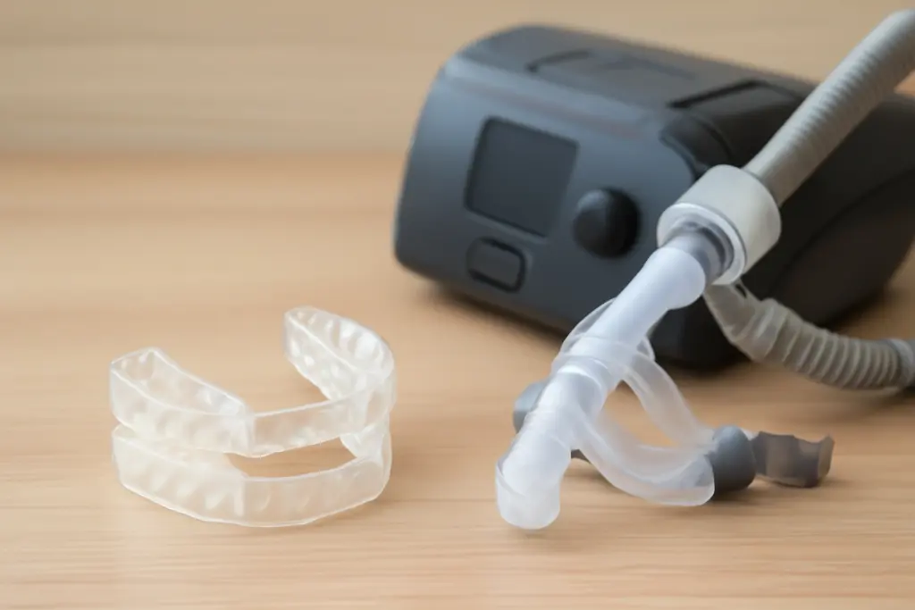 sleep apnea mouth guard vs CPAP