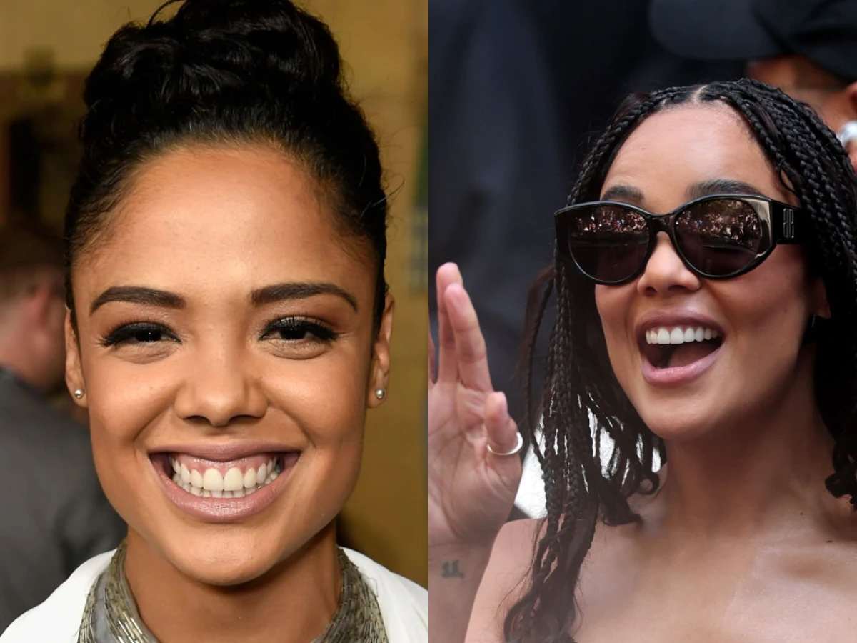 tessa thompson teeth before after