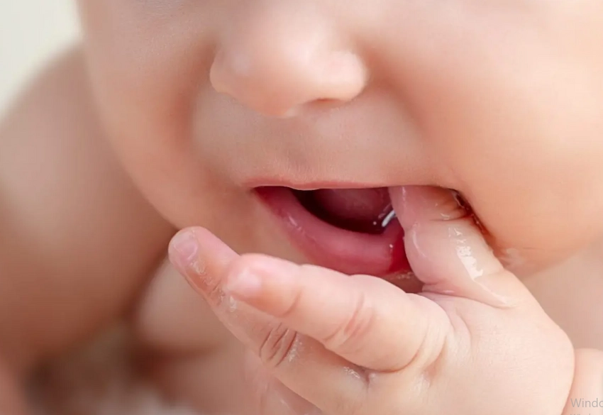 what causes swollen gums in children