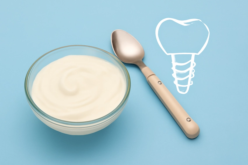 why are soft foods like yogurt recommended after surgery
