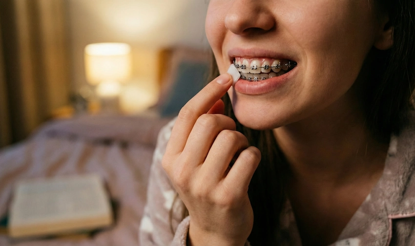 can i sleep with dental wax on