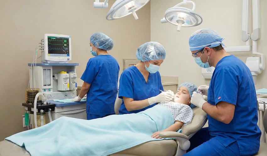 leczenie stomatologiczne w znieczuleniu ogólnym