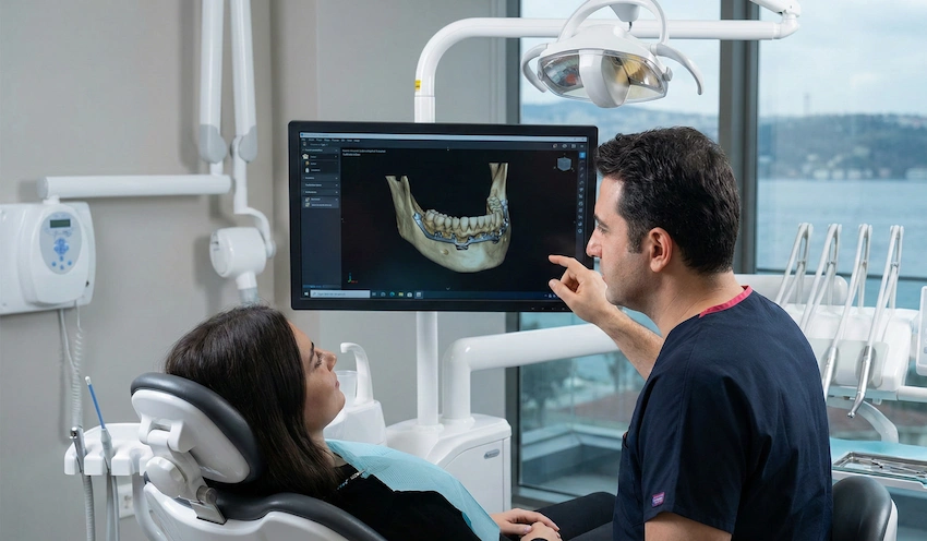лечение подпериостальных имплантов в Турции