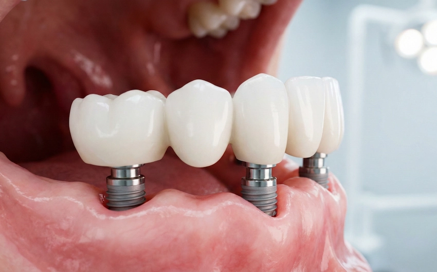 мост из имплантов all-on-4
