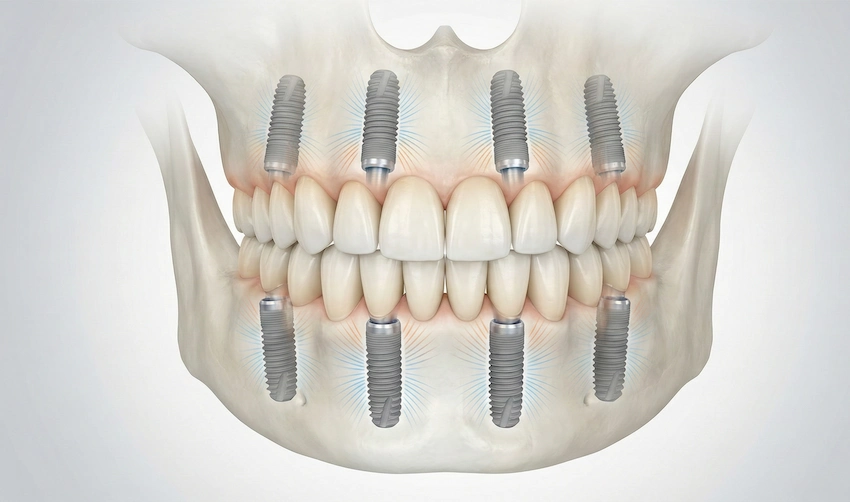 all on 6 dental implants behandling