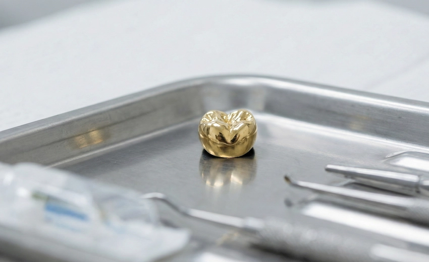 couronnes dentaires en or