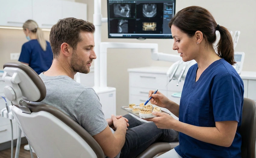 diseños de dientes de oro para hombres estilo sonrisa natural